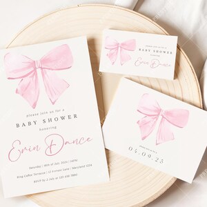Boho Wedding Suite Mockup Baby Shower 5x7 Invitation RSVP 5x3.5 Diaper Raffle Card 3.5x2 Mockup Stationary Set of 3 Thank You Card PSD Canva