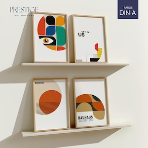 Conjunto de 4 maquetas de marcos minimalistas, maquetas de cuatro marcos de madera modernos, bordes de retrato de madera limpios, estantes blancos, capa inteligente PSD vertical, A3 5x7