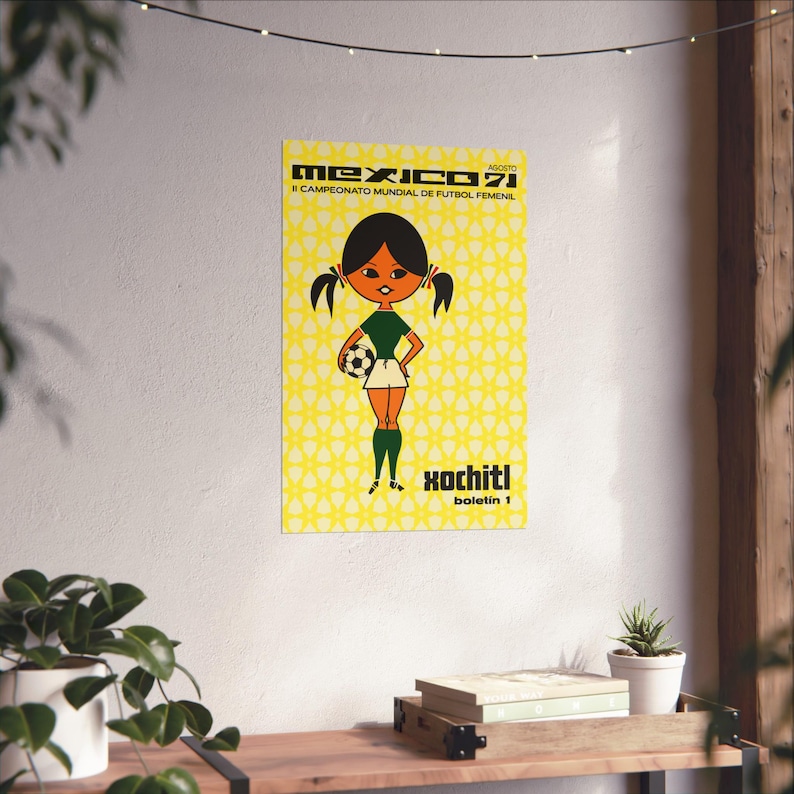 Copa 71 Print - Replica of the Poster for the First Unofficial Womens ...
