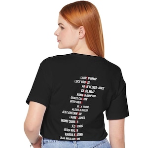 England Lioness Euros 2025 Squad Black T-shirt