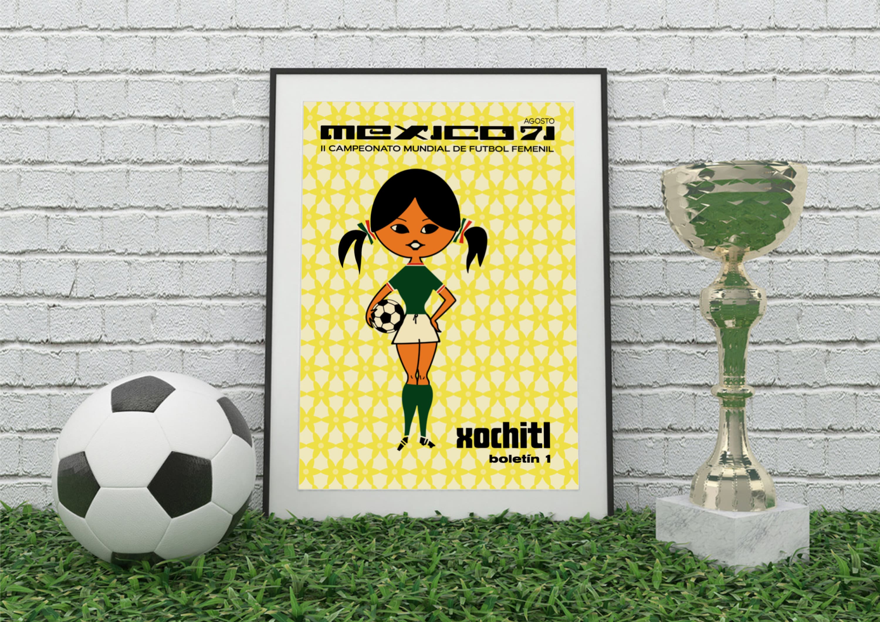 Copa 71 Print - Replica of the Poster for the First Unofficial