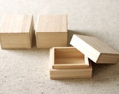 3 pcs - Small wooden gift box - JAPANESE STYLE - E TYPE