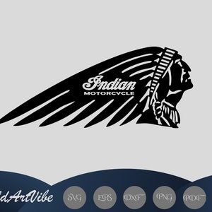 Indian Motorcycle Svg, Png, Dxf, Eps file, Indian Motorcycles