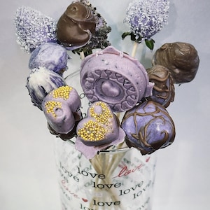 Chocolate covered strawberry bouquet