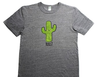 Saguaro Cactus Hug T-Shirt Unisex Adult