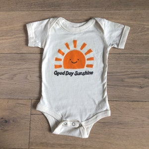 Good Day Sunshine Baby Kleinkind Kind TShirt Kinder Grafik T-Shirt, Kawaii, niedliches lustiges umweltfreundliches Beatles Kinder Jungen Mädchen Sommer Shirt Bild 8