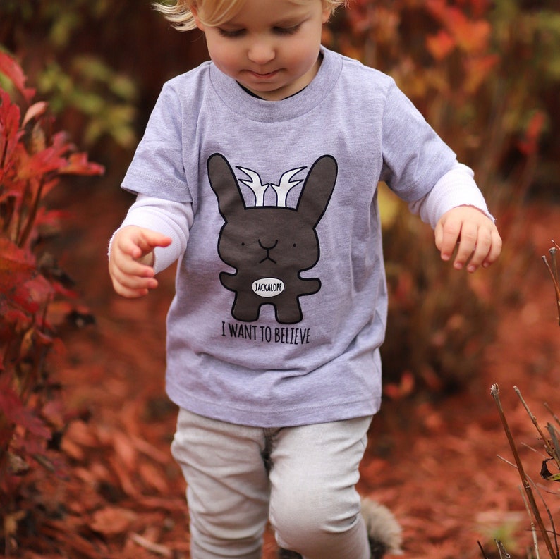 Jackalope Baby Toddler Kid T-Shirt CLEARANCE image 2