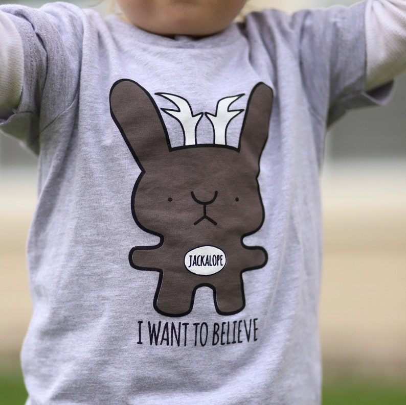 Jackalope Baby Toddler Kid T-Shirt CLEARANCE image 1