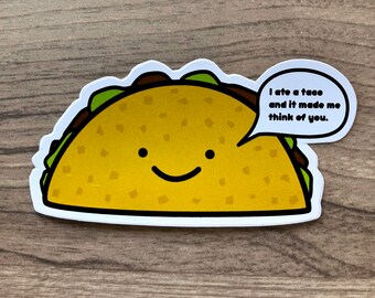 Taco Vinyl Sticker