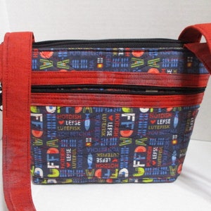 Norwegian Themed UFF DA Quilted Purse image 10