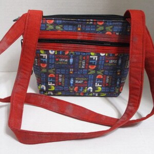 Norwegian Themed UFF DA Quilted Purse image 2