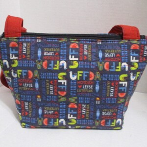 Norwegian Themed UFF DA Quilted Purse image 5