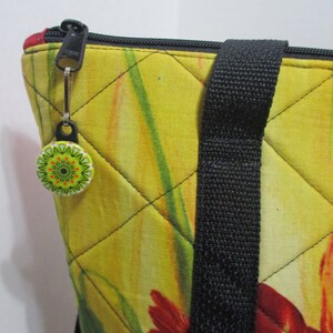 Tropical Quilted Tote/Overnight Bag/Carry On Bag image 7