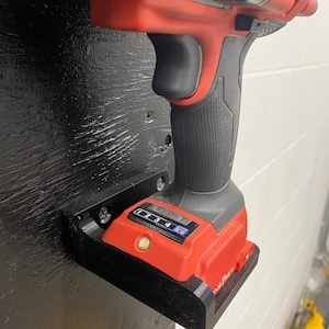 Milwaukee M-18 Tool Wall Mounts | Supports Impact Drill / Routing Drill n more! | ABS or PETG / Colored options available | FDM/3D-Printed