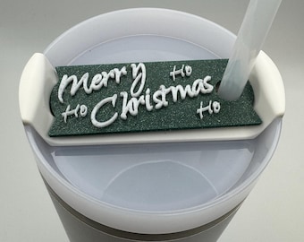 Christmas Themed Stanley Plates | 40oz & 30oz Compatible | Sparkle Colors | Personalized Stanley | Stanley Gift / Present | FDM/3D-Printed