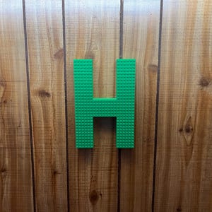 Brick Style Letter Sign | LEGO Compatible | A-z or 0-9 | Letter Sign | Number Sign | Birthday Gift / Room-Game Decor |  FDM/3D-Printed