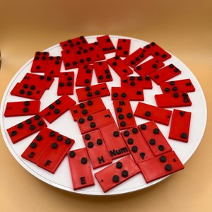 Blocos de números e alfabeto em inglês Braille | Símbolos/caracteres especiais incluídos! | Compatível com Lego | Impresso em 3D