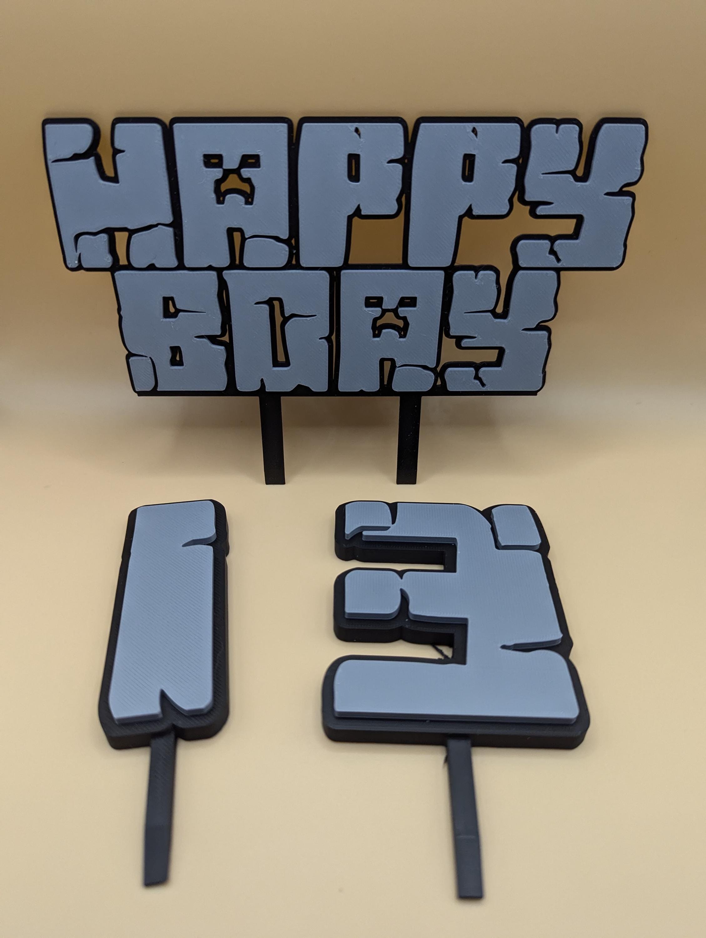 MC Birthday Age Toppers