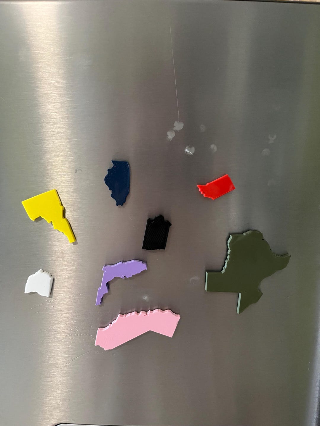 Magnet US States | Fridge Magnets | 50 US States (california / Texas ...