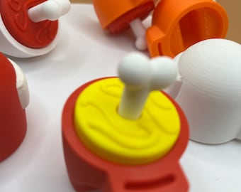 Among Us Inspired Toy - Mini Crewmate for Gamers | Multi Variety Colors! | Full Body / Half Body | Single or Set of Six! | 3D Printed