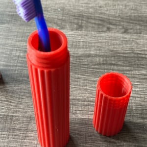 Reistandenborstelhouder | Enkele tandenborstel | Elektronische tandenborstelhouder | 3D-geprint