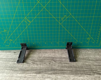 Set de Soportes de Pared para Vías de Tren Inspirado en LEGO | Compatible con Lego | Juego de 6 | Impreso en FDM/3D