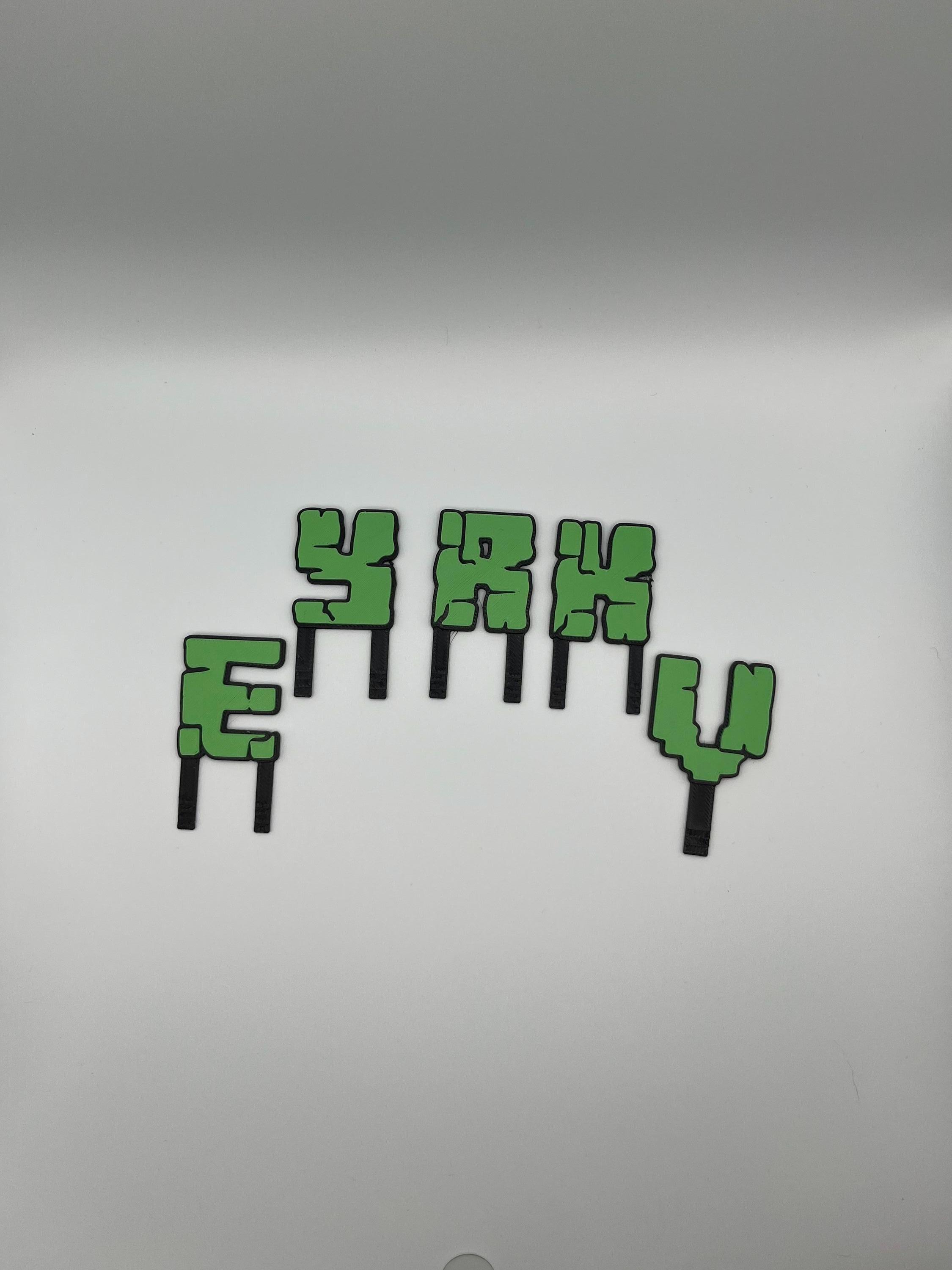 MC Name Cake Toppers