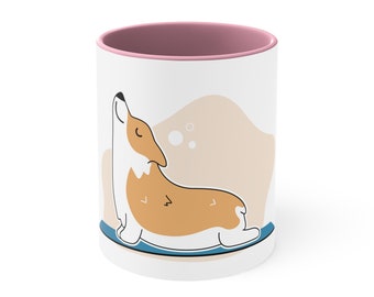 Corgi Yoga Zen Coffee Mug, 11oz