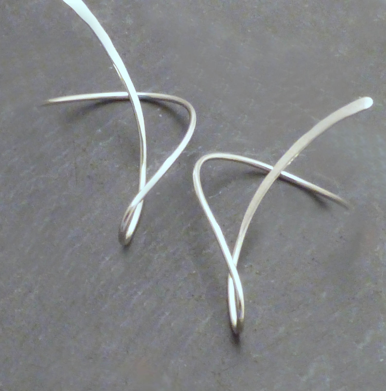 SEA BREEZE EARRINGS Sterling 925 Silver Dangle Fun Twirl-in - Etsy