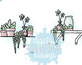 6 Succulents | Digital Stamps and Zen Notes