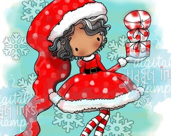 Christmas Candy | Digital Stamp and Colored Download