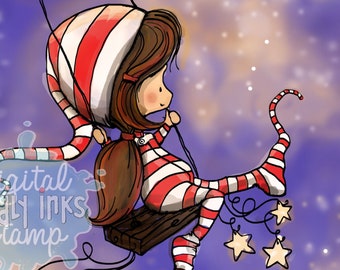 Dare to Dream | Digital Stamp and Color Art