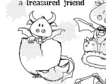 Treasured Friend | Digital Stamp Set