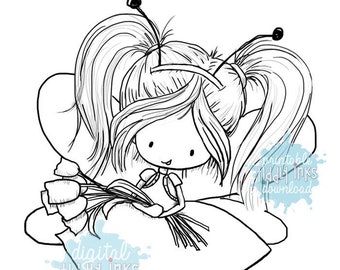 Wryn - Fairy Sunny Day | 2 Digital Stamps