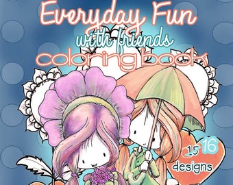 Everyday Fun | Digital Coloring Book | Printable | Adult or Kid