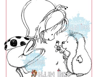 Bugs and Kisses | Digital Stamp