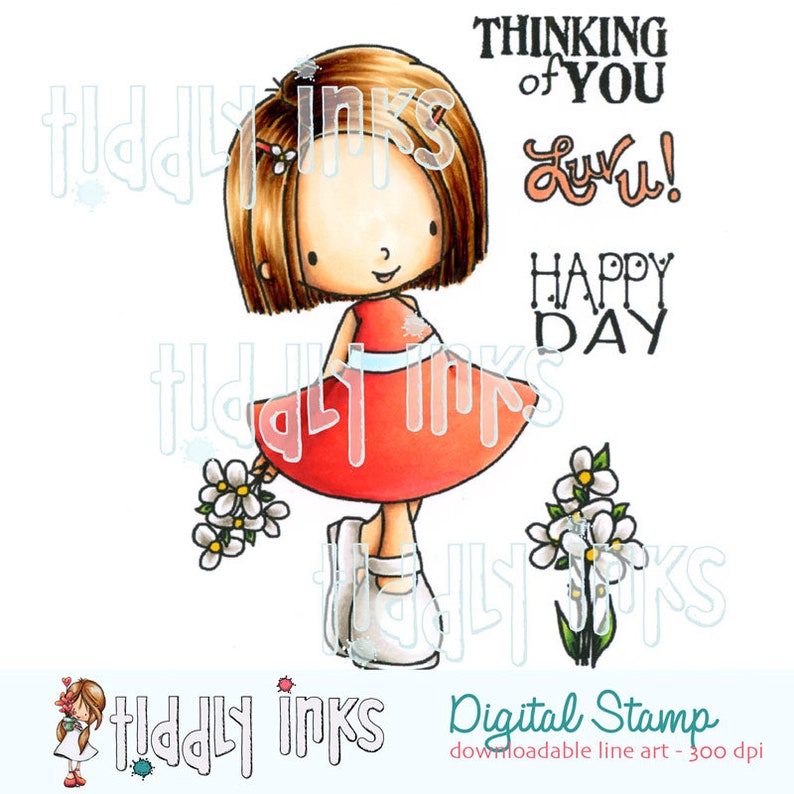 Ellie 4 Digital Stamps image 3