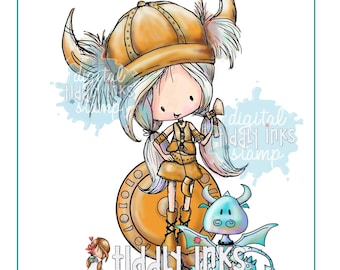 Viking Princess | Colored Art Printable