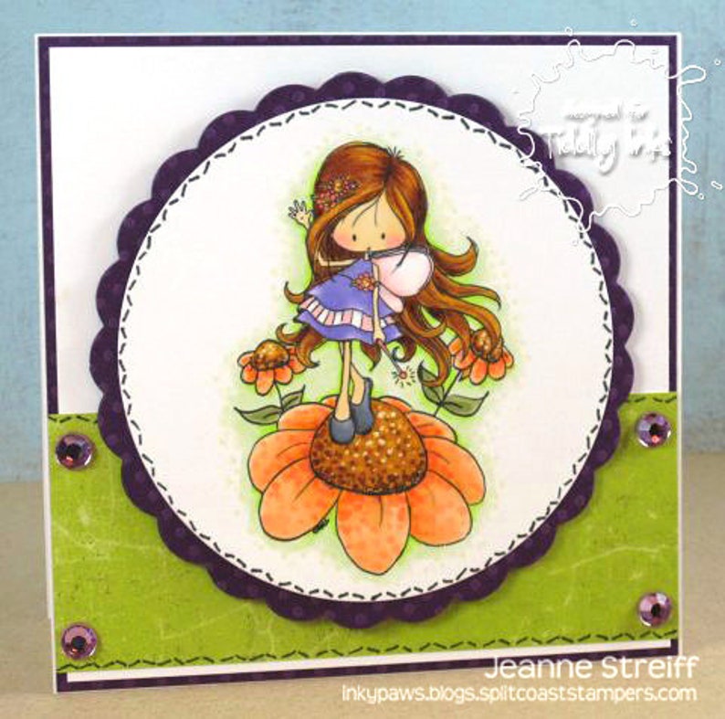 Wryn Fairy Sunny Day Digital Stamp image 3