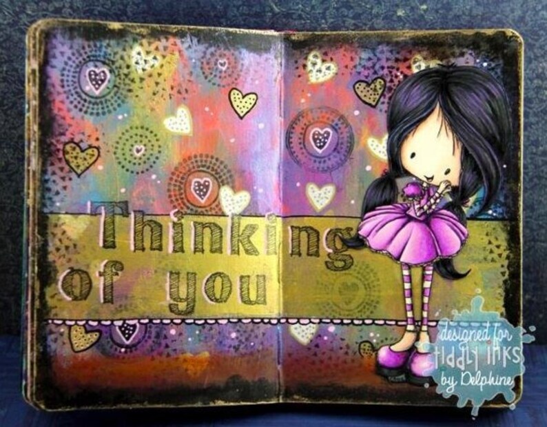 My Happy Thought Digital Stamp Wryn