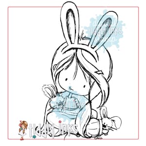 Wryn Somebunny Digital Stamp image 1