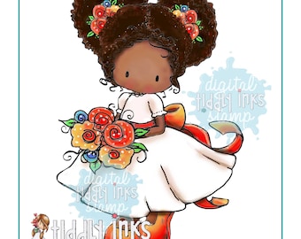 Faythe Flower Girl | Colored Art Printable