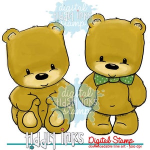 Wryn Loving Teddy Bears Digital Stamp image 5