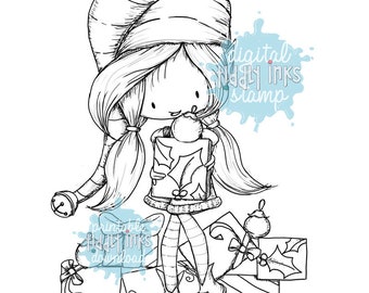 Wryn - Elfy Holidays | Digital Stamps