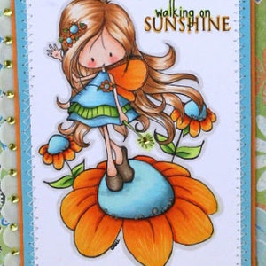 Wryn Fairy Sunny Day Digital Stamp image 6