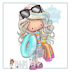 Vida playera / Arte coloreado imprimible
