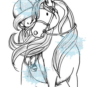 Wryn y su caballo / Sello digital