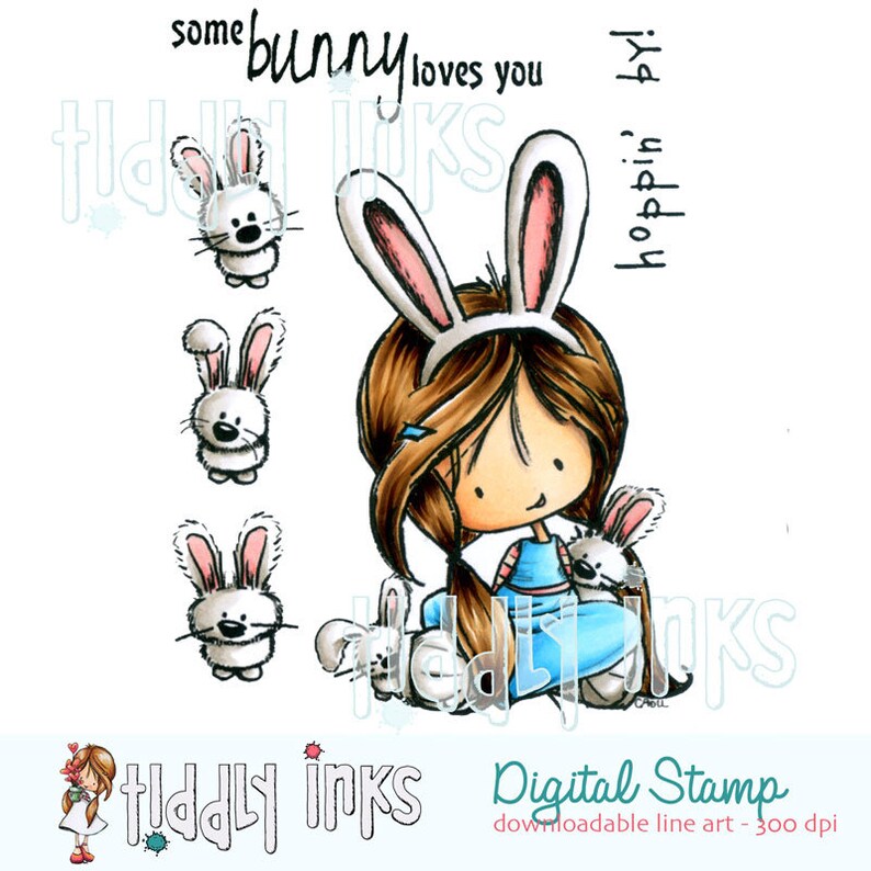 Wryn Somebunny / Sello digital imagen 2