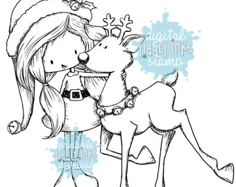 Reindeer Games | Digital Stamp