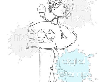 Cute as a Cupcake | Digital Stamp